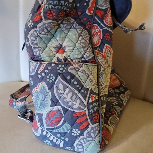 Vera Bradley monogrammed backpack SJB - Picture 4 of 11